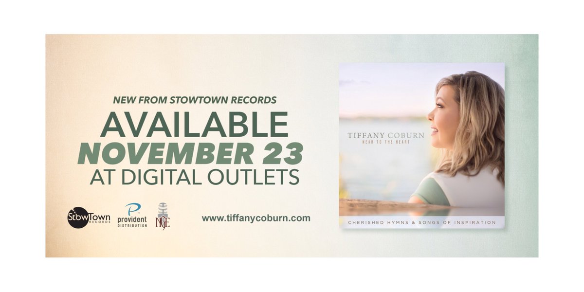 StowTown Records (@stowtownrecords) on Twitter photo This Friday! Purchase your digital copy of <a href="/tiffcoburn/">tiffanycoburn</a>’s brand new project! #NeartotheHeart This Friday! Purchase your digital copy of <a href="/tiffcoburn/">tiffanycoburn</a>’s brand new project! #NeartotheHeart