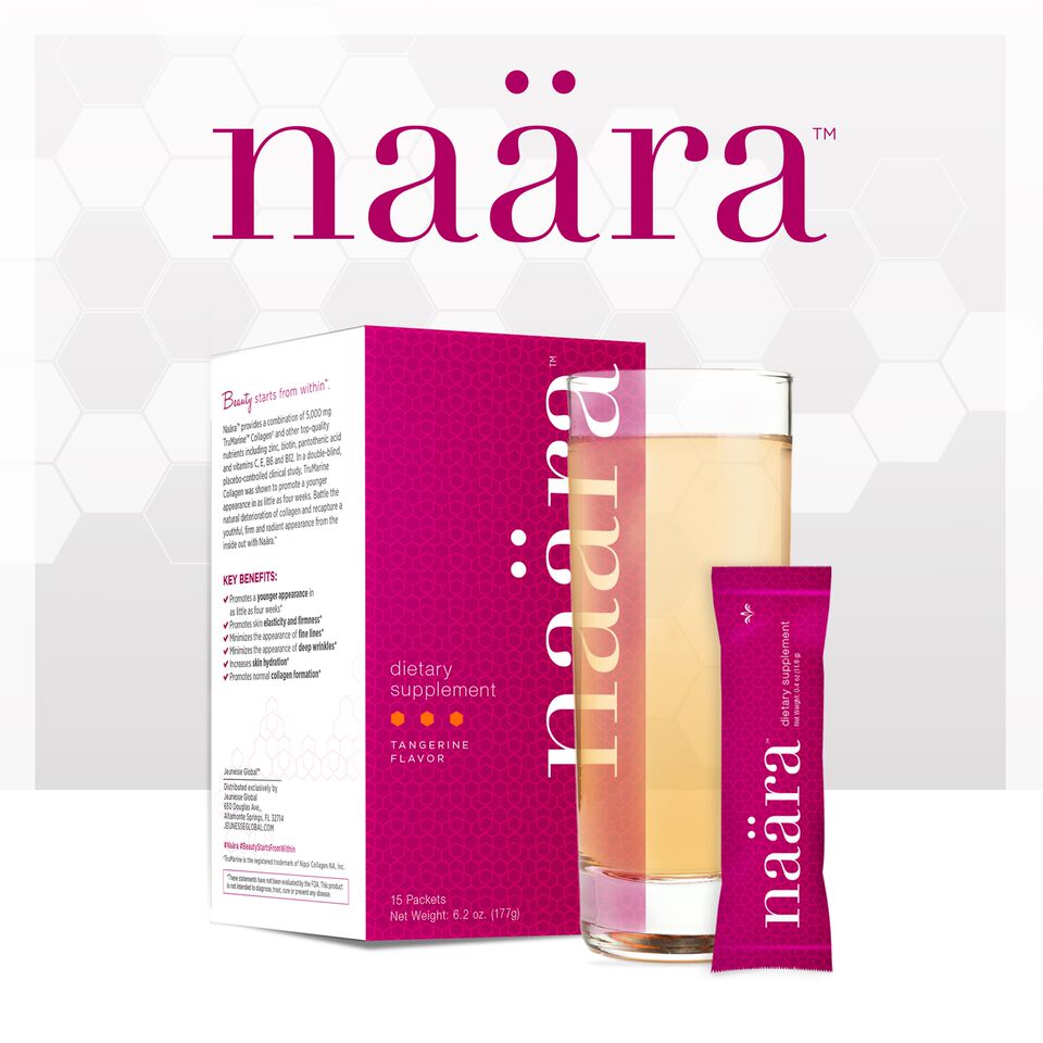 RejuvenateEasy's tweet photo. Naära Beauty Drink is a food supplement that combines 11,000mg hydrolyzed collagen with beauty-promoting nutrients to help support youthful-looking hair, skin and nails.

https://t.co/fKWzBo16d6

#Health #Wellness #Beauty #Skincare #naära #naara #collagen #antiaging #Jeunesse https://t.co/ToaqzQMmzx