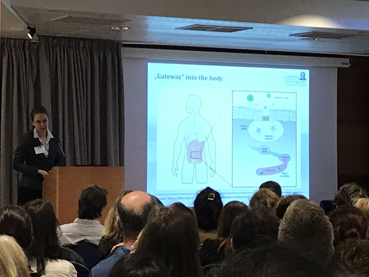 martiwag's tweet photo. Our very own Annkatrin Weber talks about the effects of nano- and #microplastics in human immune cells. Proud! #micro2018 https://t.co/H6fCLRqwOp