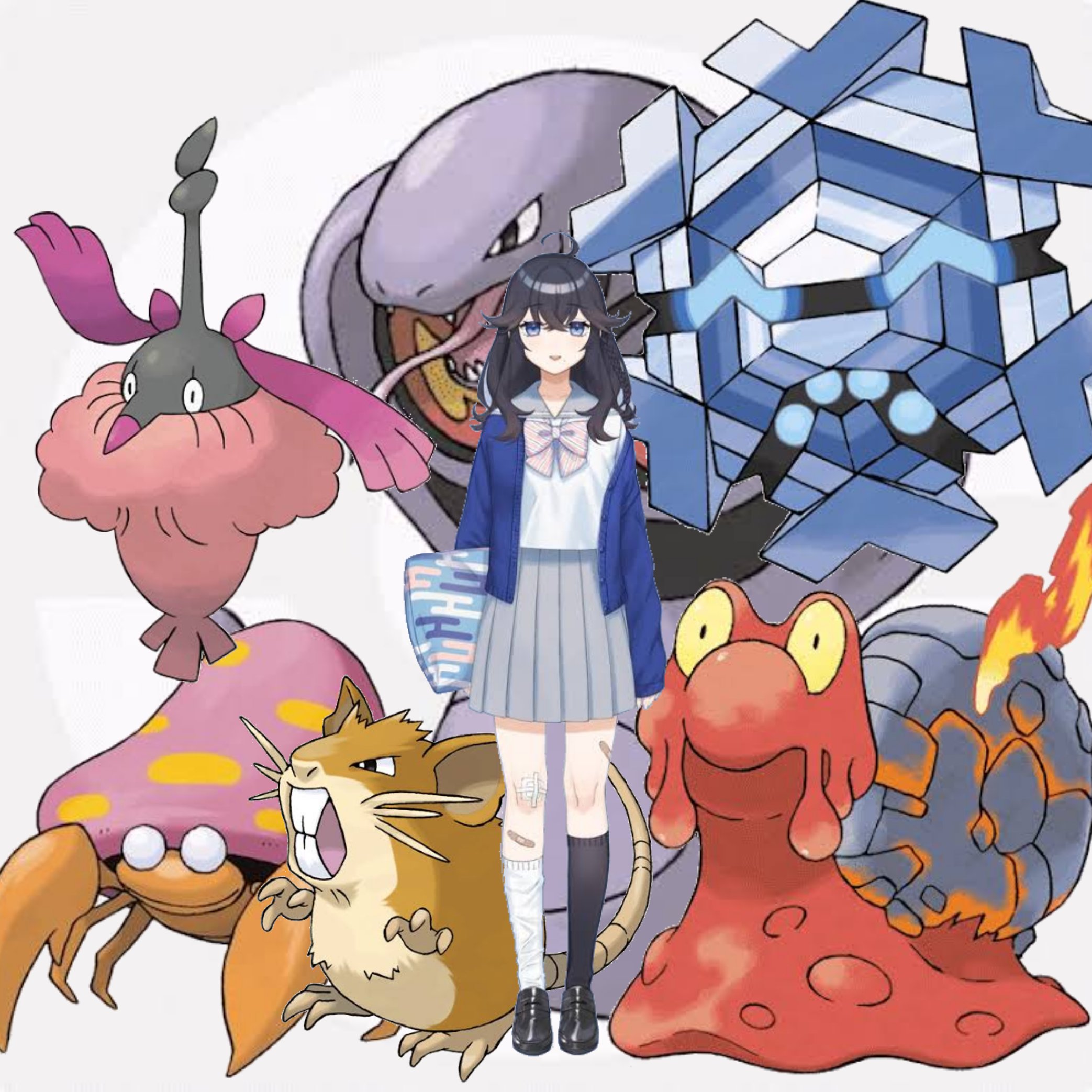 ロビカスを許すな 手持ちポケモン診断したらこうなりました フリージオだけそれっぽさある サイズ感はある程度合わせた 出雲墨絵 T Co Dvtmr56dxi Twitter