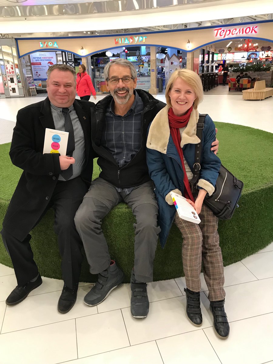 Got to give Russian translation of Designing Your Life to my new friends, Jeffrey and Olga in St. Petersburg. It’s a global movement! ⁦<a href="/DYourLife/">Designing Your Life</a>⁩