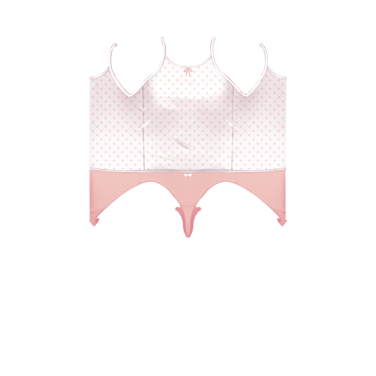 さくまさん 佐久間蒼乃 Vファッションクリエイター Vroid 再アップ Vroidモデルの体に張り付けるテクスチャの 桜キャミと陰影のみのキャミソールの素材です クレジット不要 改変可 商用利用もokです 体の部分は透けているので 体のレイヤー以外