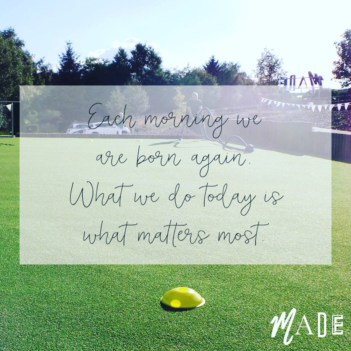 welcometomade's tweet photo. Take each and every day as it comes. Every day is a new day and holds a new adventure for us all π
Remember βeach morning we are born again, what we do today is what matter most!β
#mondaymotivation #monday #motivationalquotes #newday #newweek #maderevolution #welcometomade https://t.co/YuCVd3IJe8