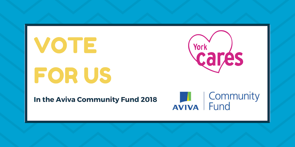 YorkCares's tweet photo. Voting for the #AvivaCommunityFund closes tomorrow! Every vote counts- vote for York Cares here: https://t.co/ZEBq8dxhFj https://t.co/cyvApgyPQZ