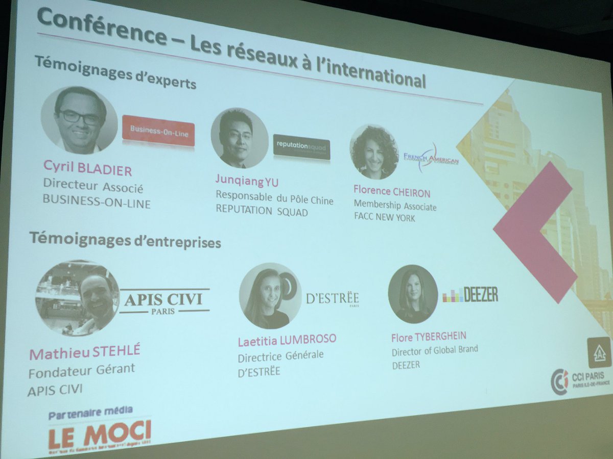 CCI_75's tweet photo. Les #réseaux à l’international 👉 On pousse les murs pour la conférence des Rencontres #Export #FDI2018 ! 

✅ Stratégie export et bonnes pratiques sur les réseaux sociaux #socialmedia  
✅ Développer son réseau en #Chine ou à #NewYork 
Merci aux intervenants 🙏👍 https://t.co/MDgss3lHUR