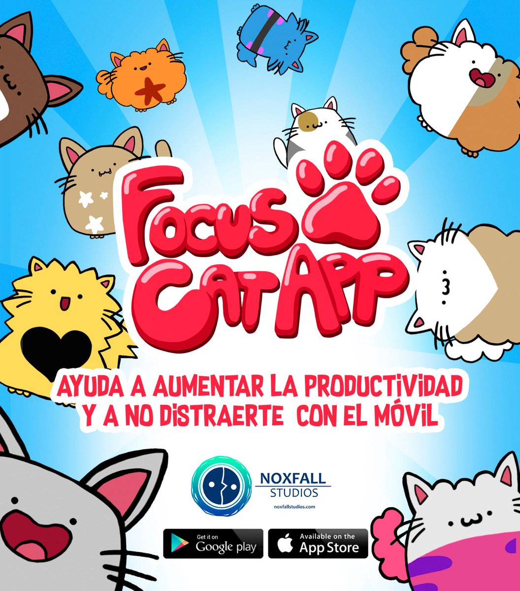 NoxfallStudios's tweet photo. 🌱 MENOS MÓVIL, MÁS VIDA! 🌱
@FocusCatApp ayuda a aumentar la productividad y a no distraerte con el móvil consiguiendo adorables gatos 😺

#MenosMovilMasVida https://t.co/kN0ey948F4