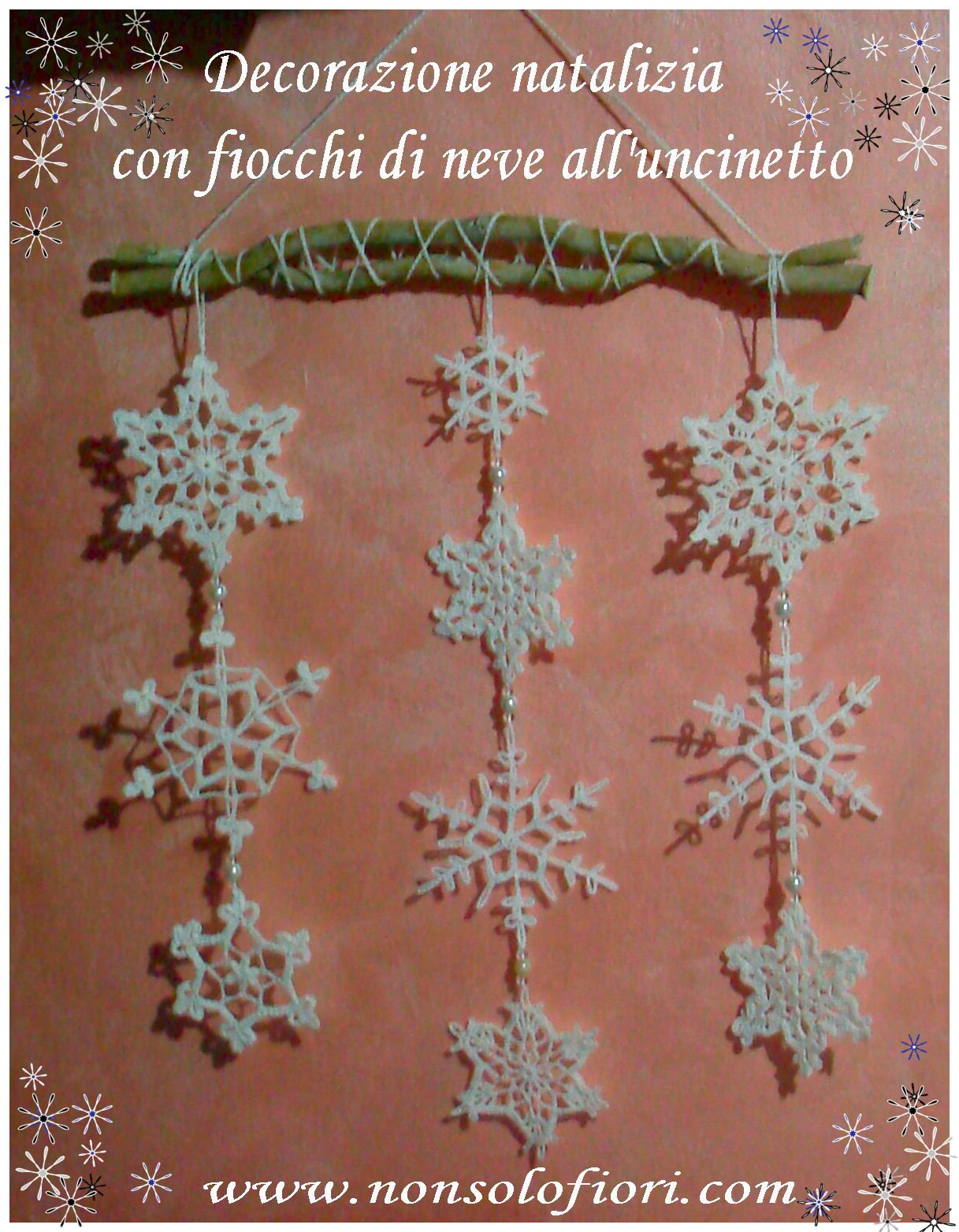 Segnaposti Natalizi Alluncinetto.Maria Teresa Menna على تويتر Decorazione Murale Natalizia Con Fiocchi Di Neve All Uncinetto Snowflakes Mobile Crochet Fiocchidineveuncinetto Snowflakesmobilecrochet Snowflakesandwood Decorazionenatalizia Addobbonatalizio Decorazionemurale