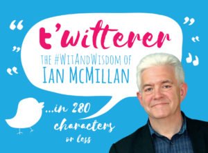Book of the Day, t'witterer by <a href="/IMcMillan/">Ian McMillan</a> (Dalesman, £4.99). So, in the Bible, what was Ham's near identical twin called? Ian has the answer. But it will make you groan. You do need to follow him on twitter!