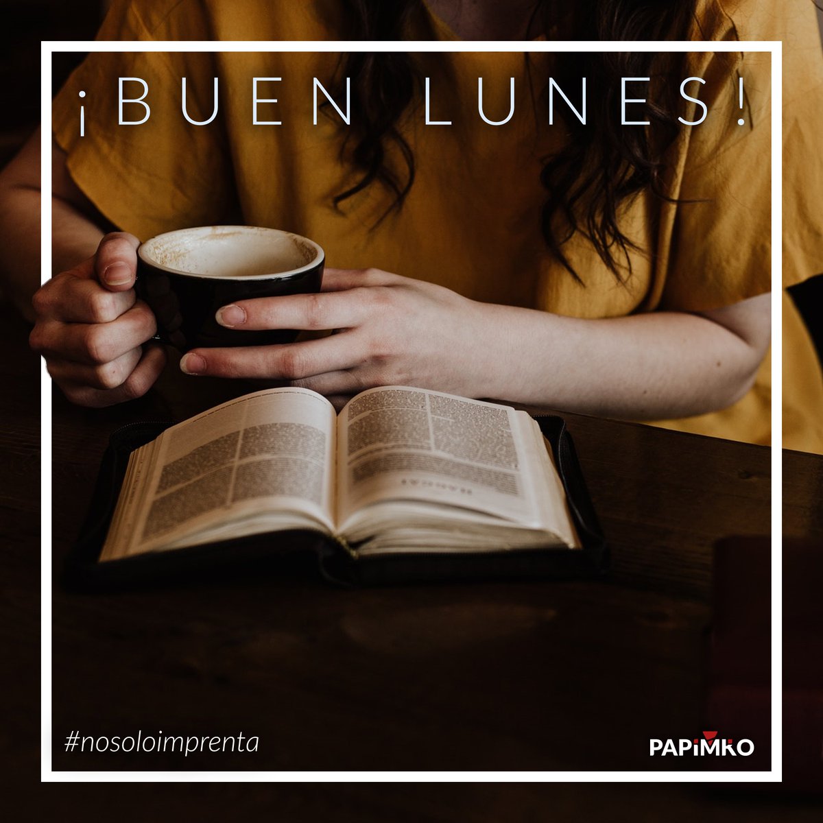 papimko's tweet photo. ☕ ¡Buen LUNES! 🌞
¿Qué tal se plantea la semana?
Nosotros venimos con las pilas cargadas
🔻 https://t.co/3NK7cIoA59 🔻
#nosoloimprenta #FelizLunes #MondayMotivation #book #libro #leer https://t.co/M6yTzdUGSj