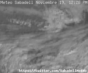 SabadellMeteo's tweet photo. #Sabadell, Temp: -572.8ºC, Nubes dispersas, Vent: 0 Norte, Humitat: -999%, Presio: 1003 hPa https://t.co/xrh1Qe4AP9