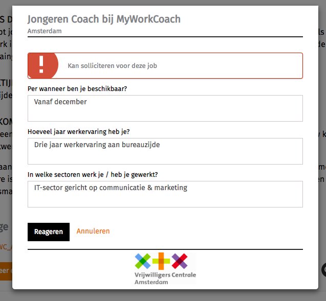 StijnVisserr's tweet photo. @VCA_Amsterdam Hi, ik krijg onderstaande melding '! kan solliciteren voor deze job' als ik op reageren klik. Kunnen jullie zien of mijn aanvraag is door gekomen? Ik kan ook helaas mijn hele motivatie niet meer terug vinden. Hoor het graag. https://t.co/BVxf7OZPIk