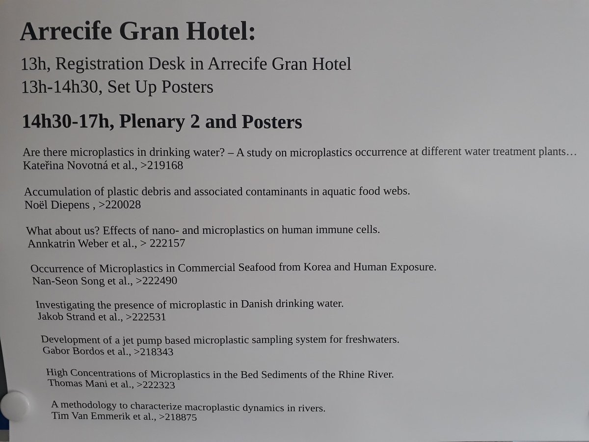 PlasticoCero's tweet photo. International Conference #micro2018 #ReservaBiosfera #Lanzarote this afternoon in @aghotelspa #microplastics @MICRO2018 https://t.co/g08yDJqibT