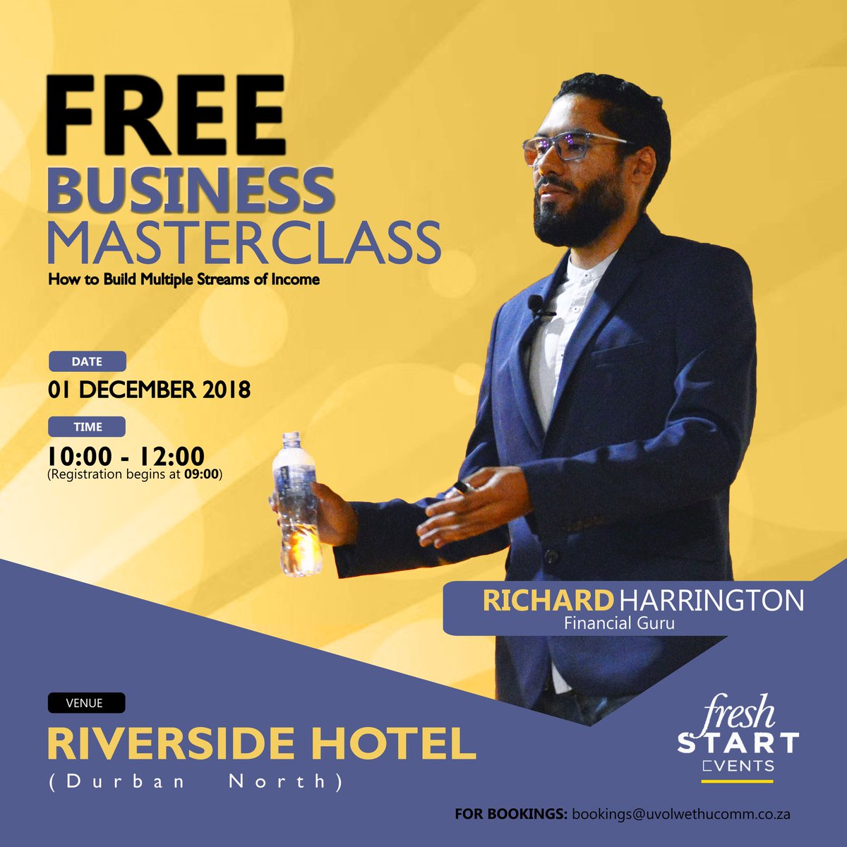 UvoLwethu_Comm's tweet photo. You have a right to financial freedom, but it is your responsibility to make it work. Come and learn the tricks to achieve your complete financial breakthrough! Entry is mahhala
Click link here to book:Booking link: https://t.co/ZJq5AyRB3N
#FreeBusinessMasterClass #DebtFree https://t.co/isSp3FUa2U