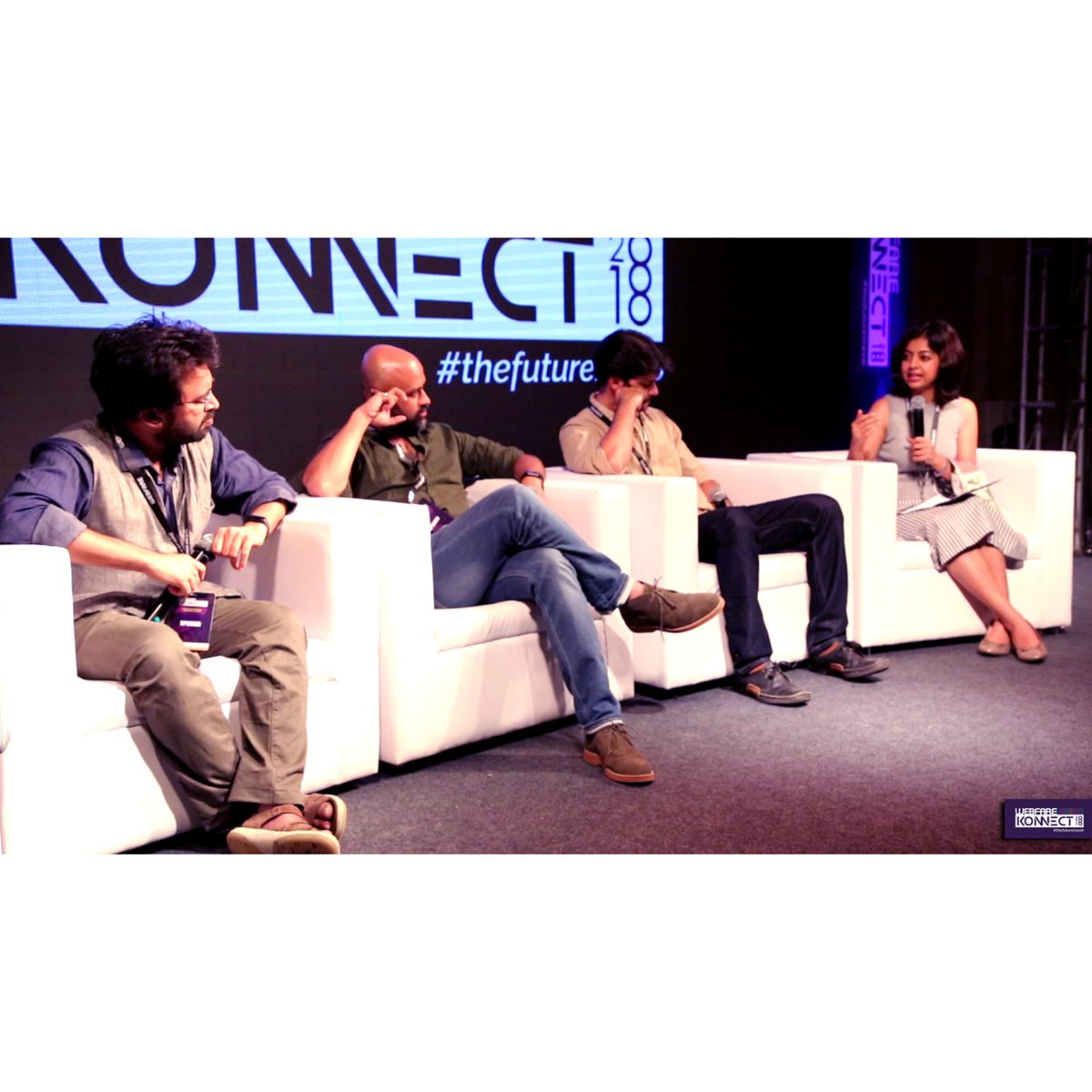 WebFareLive's tweet photo. Neeraj Udhwani, Suyash Vadhavkar, Ruchir Arun, Shreyansh Pandey &amp; Atika Farooqui, discussing the shift to the web at the #WebfareKonnect2018.
#Konnect2018 #Webfare #WFK2k18 #WebFest #WFK2018 #WebSeries #ShortFilms #Directors #Writers #Films #Producers https://t.co/Z57TWavJh4