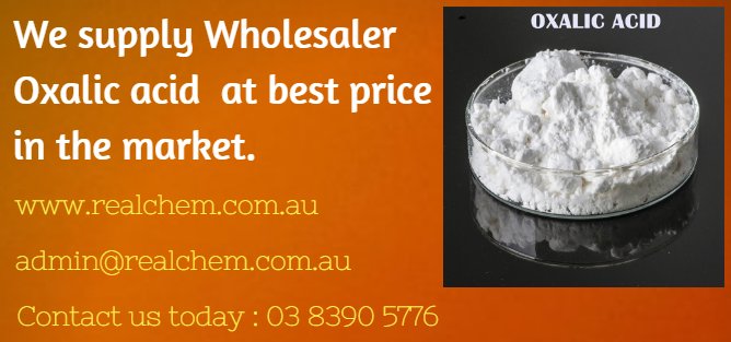 realchemaus's tweet photo. We are oxalic acid dihydrate chemical distributors and Suppliers in Australia. We supply Wholesaler #Oxalicacid at the best price in the market. If you want more information about Oxalic acid? Know more info: https://t.co/2NAVXl02uD https://t.co/H97dLqUk77