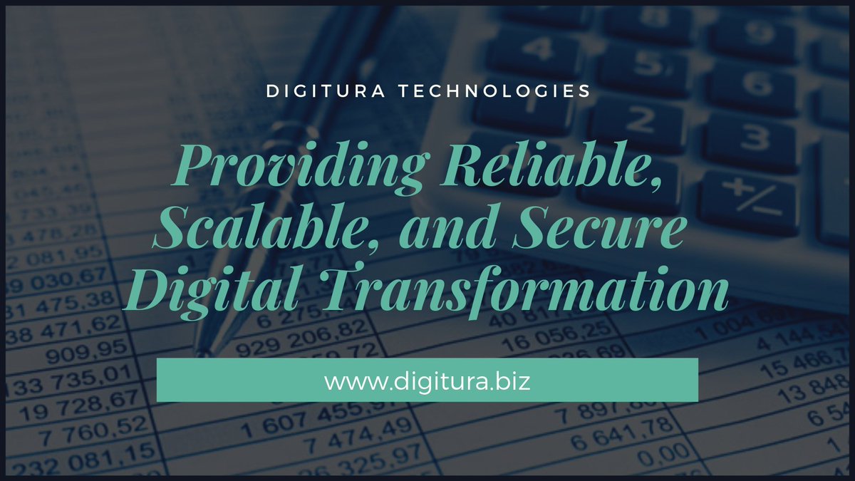 DigituraTech's tweet image. Providing Reliable, Scalable, and Secure Digital Transformation!