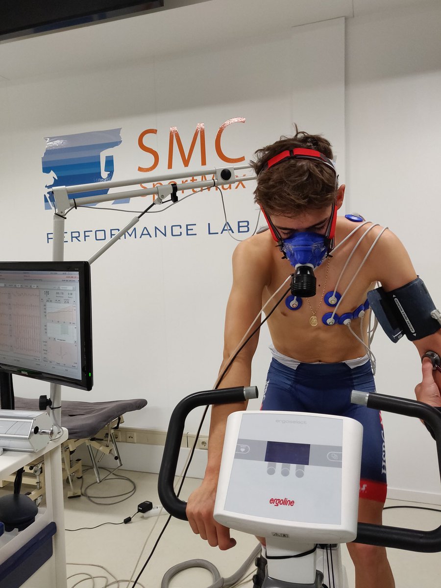 CentreCycling's tweet photo. For @AdamHartley98 it is his first #VO2maxtest #cycling #cyclinglife #talentdevelopment @segracing https://t.co/h5N1A4rLON