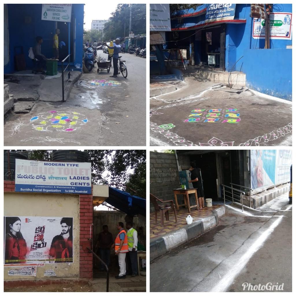 amohsecunderab1's tweet photo. World Toilet Day celebration at GHMC Secunderabad and Begumpet circles. https://t.co/tptsH01P4s