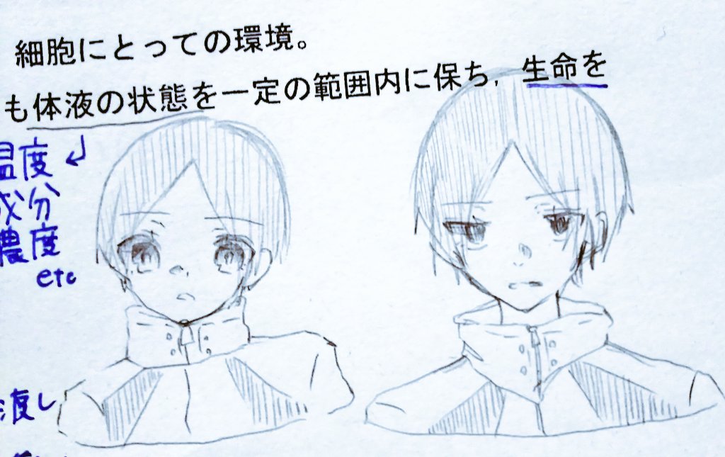 ハイキュー 授業中の落書き かわいい国見ちゃんとかっこいい国見ちゃん Kitaの漫画