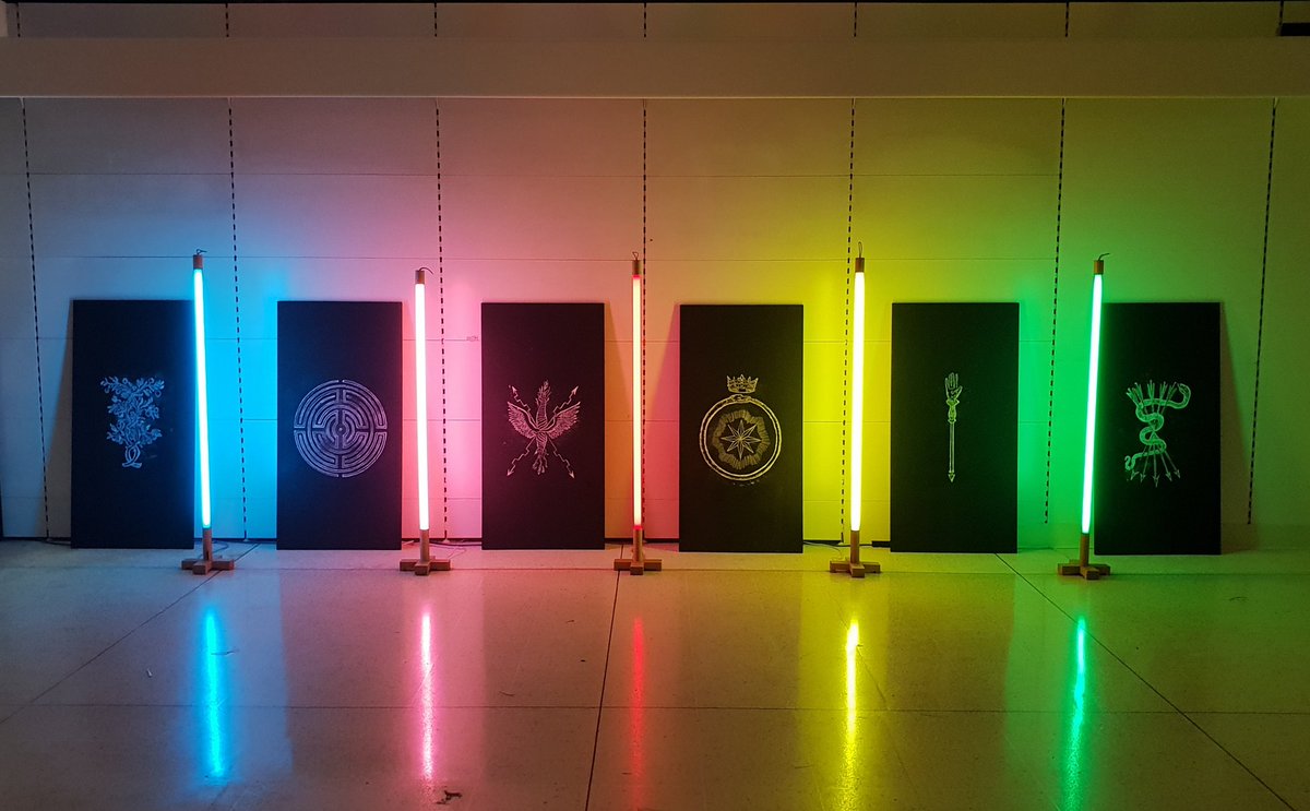Rafotron's tweet photo. Auguries and unhallowings #NEoN2018 https://t.co/sc5XcnZHPU