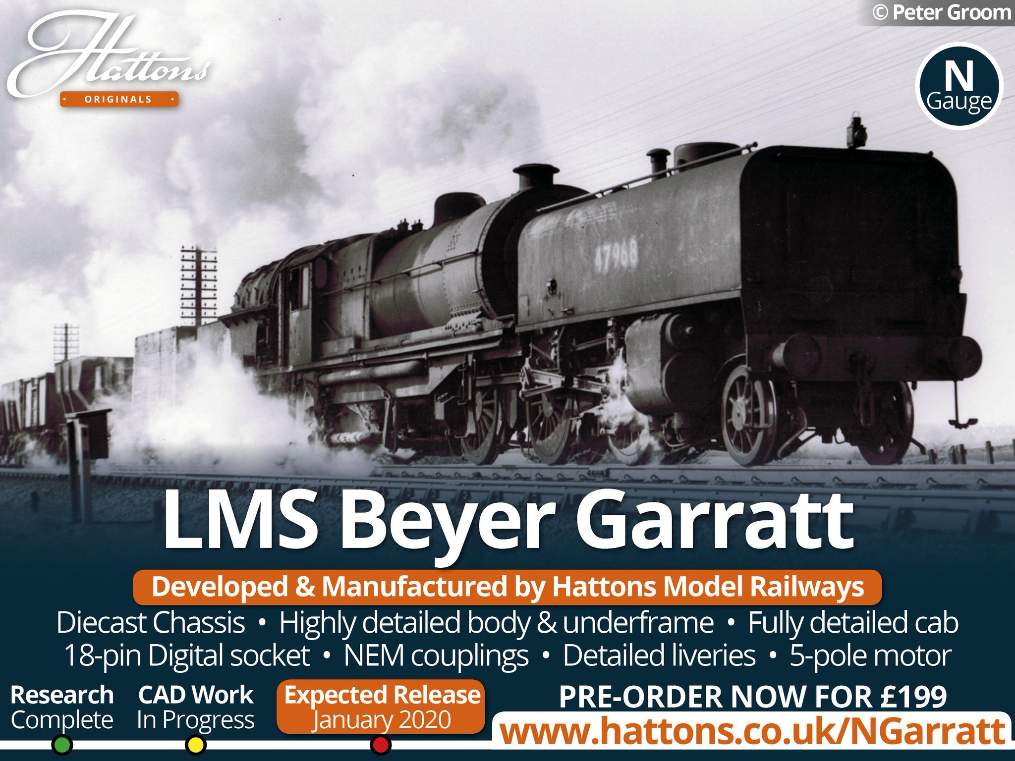 n scale garratt locomotive