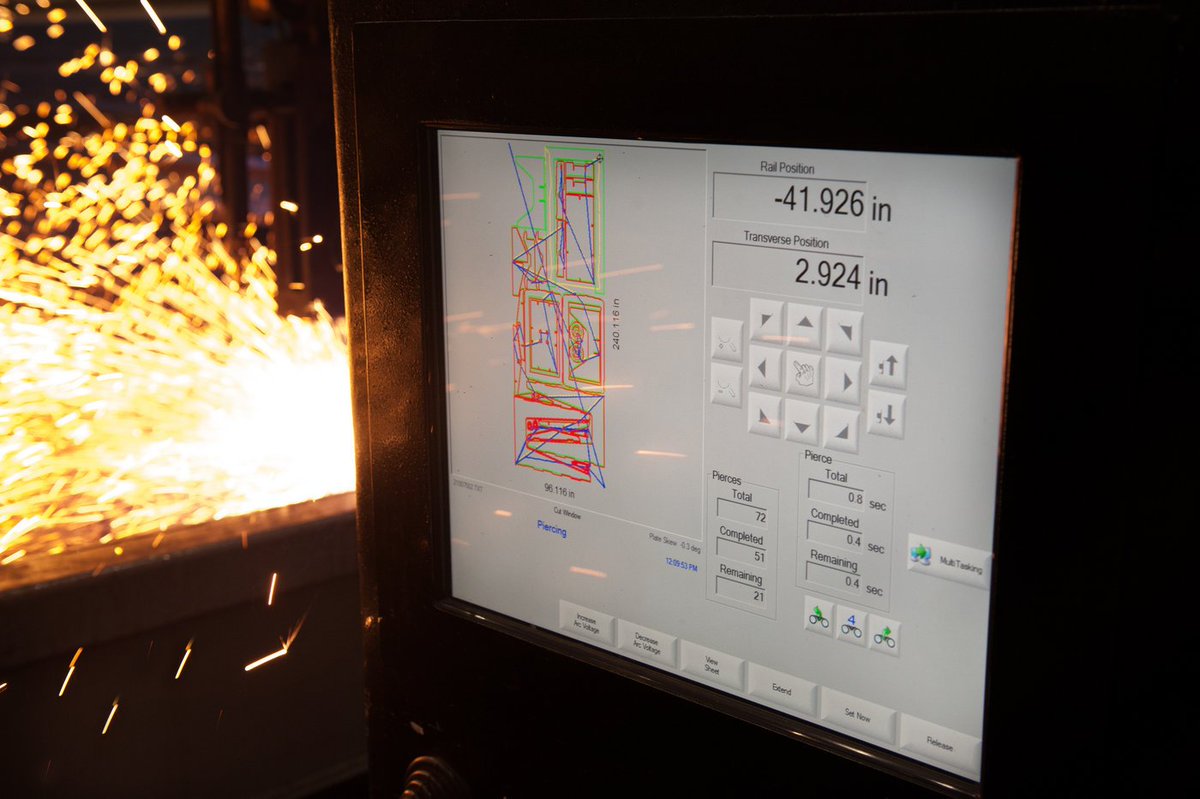 excelmfg's tweet photo. Our burn table is fired up and ready to cut the most indestructrible chassis in the industry! #excelmfg #recyclingequipment #baler #recyclingbaler #tworambaler #recycling #excelbaler #excel #equipment #machinery #manufacturing https://t.co/y0EdU1NIGg