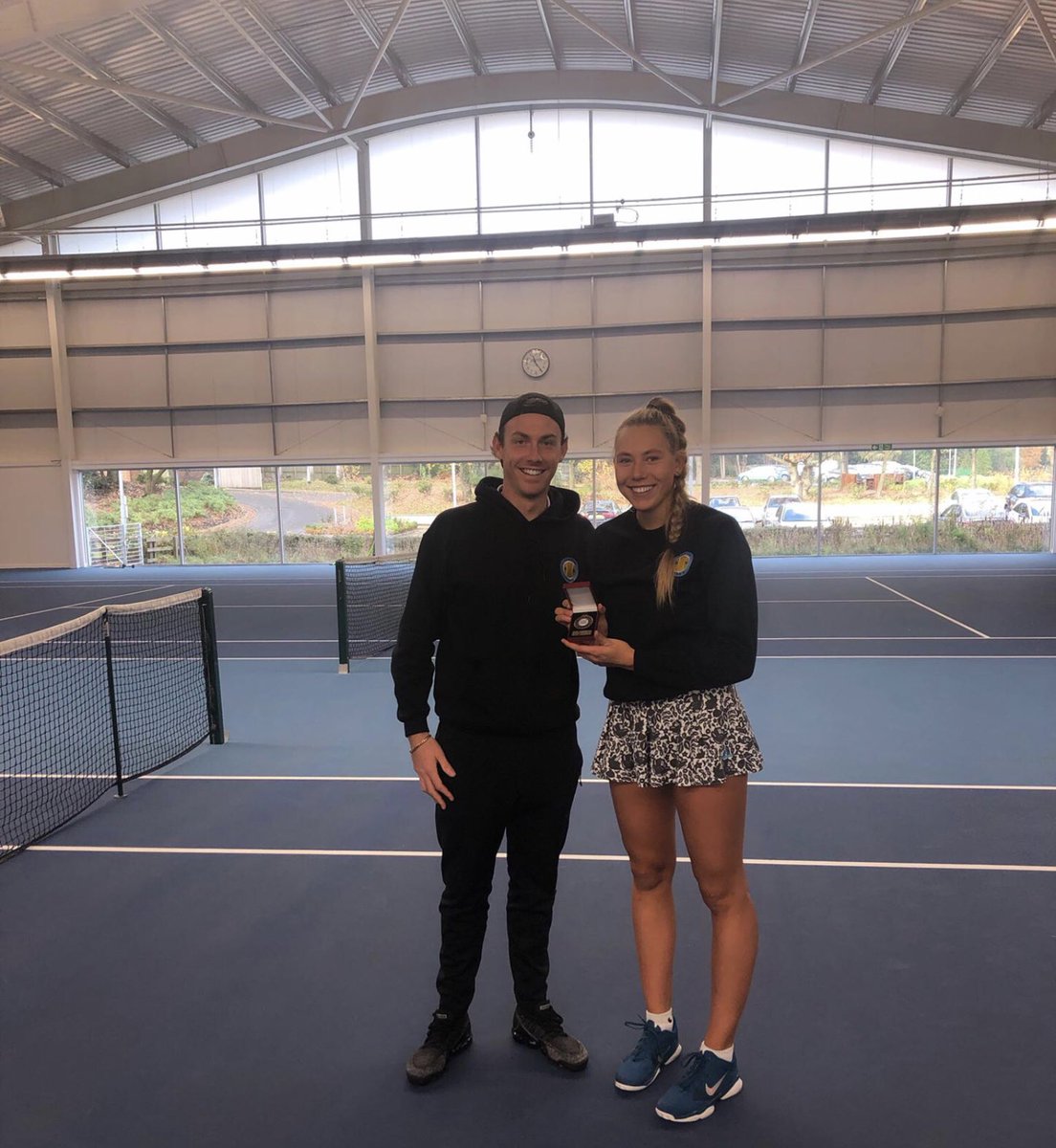 Great to travel up with Andre on Saturday to Edgbaston British Tour Grade 2. A great performance with Andre winning 6-1 6-3 in the final, meaning she has won 5 British Tours this year. Great to see Andre implementing the things we are working on in practice on the match court!🏆