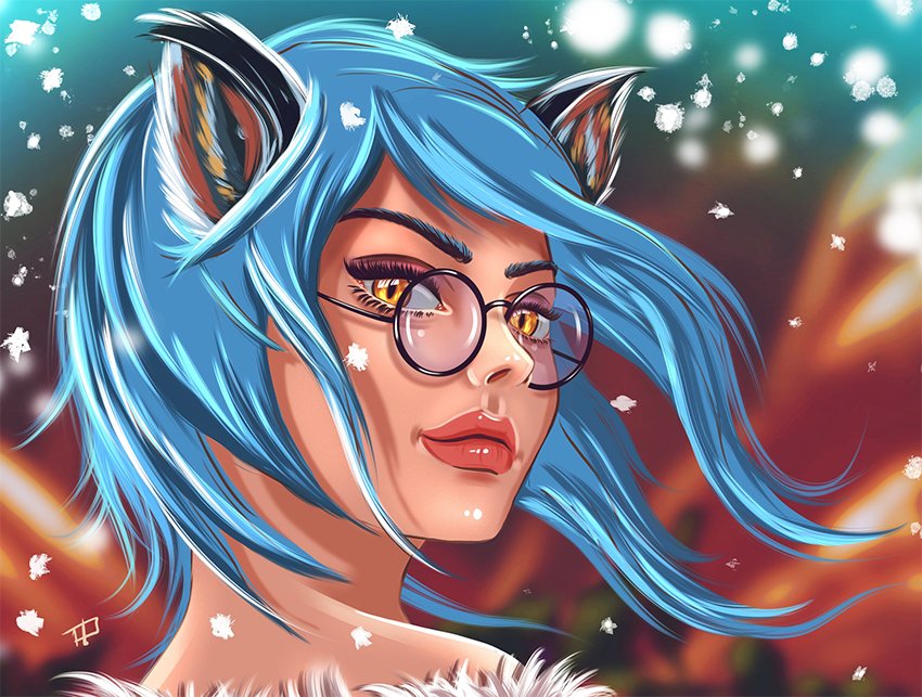RoddLopesArt's tweet photo. Winter Kitten 
#Procreate #DigitalPainting #Pintura #paintings https://t.co/Q6W7KZ4QT3
