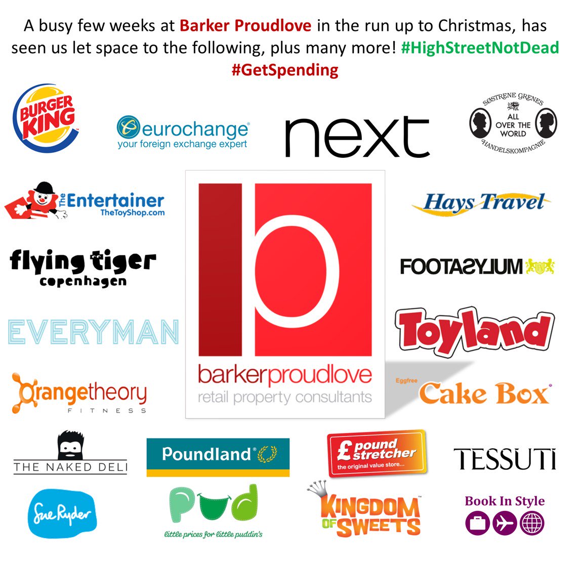 BUSY FEW WEEKS @Footasylum @nextofficial @FlyingTigerCph @Poundland @TessutiUK @eurochangeFX @EntertainerToys @Kingdom_Sweets @HaysTravel @bookinstyleuk @Everymancinema @Poundstretcher1 @sostrenegrene @orangetheory @nakeddeli @thepudstore @eggfreecakeuk #HighStreetNotDead