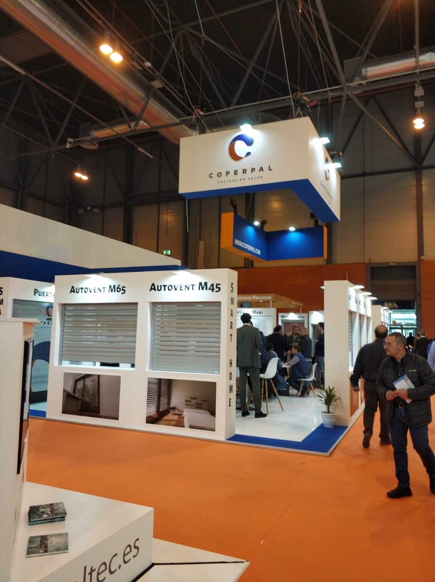 COPERPALSL's tweet photo. Finalizado VETECO, no podemos dejar de daros las gracias a todos los clientes y amigos que os acercasteis a visitarnos. Hemos realizado un gran esfuerzo pero ha valido la pena.
#protecciónsolar #coperpal #feriaveteco #mosquiteras #persianas https://t.co/MG4s2OxFe9