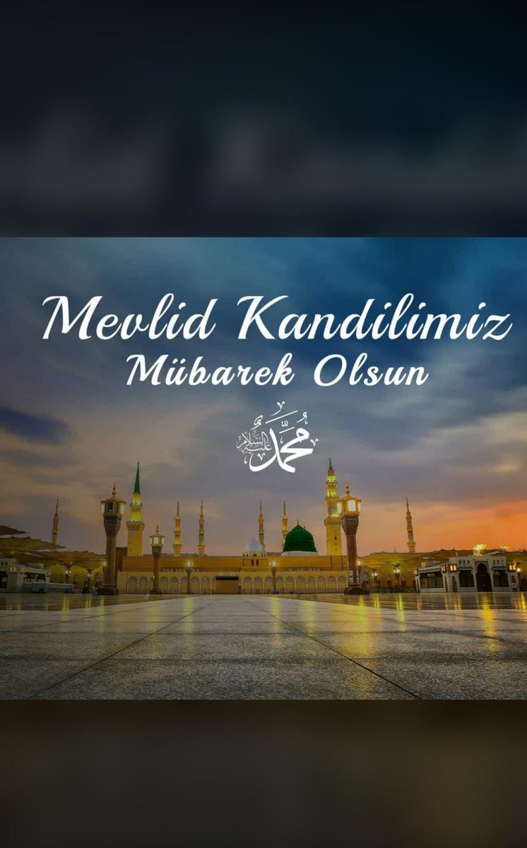 Bütün kainati Hz.Muhammed (sav) efendimiz için yaratan Allah'ım bizleride onun yüzü suyu hürmetine affet.
Mevlid Kandiliniz Mübarek Olsun. ÜNDEF 
<a href="/koraymaral/">Koray Maral</a>