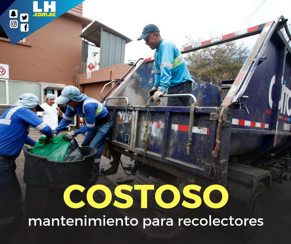 El mantenimiento de los camiones que compró el Municipio de #Quito costará cinco veces el valor de los automotores.

►bit.ly/2KdUYws