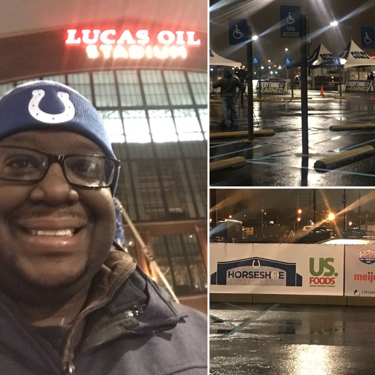 lamarhPR's tweet photo. Rise and shine! One of the great perks of my job! Helping the @Colts give out 2,000 meals to Indy families! #HereToServe #LoveMyJob https://t.co/nhL9nO4Rjs