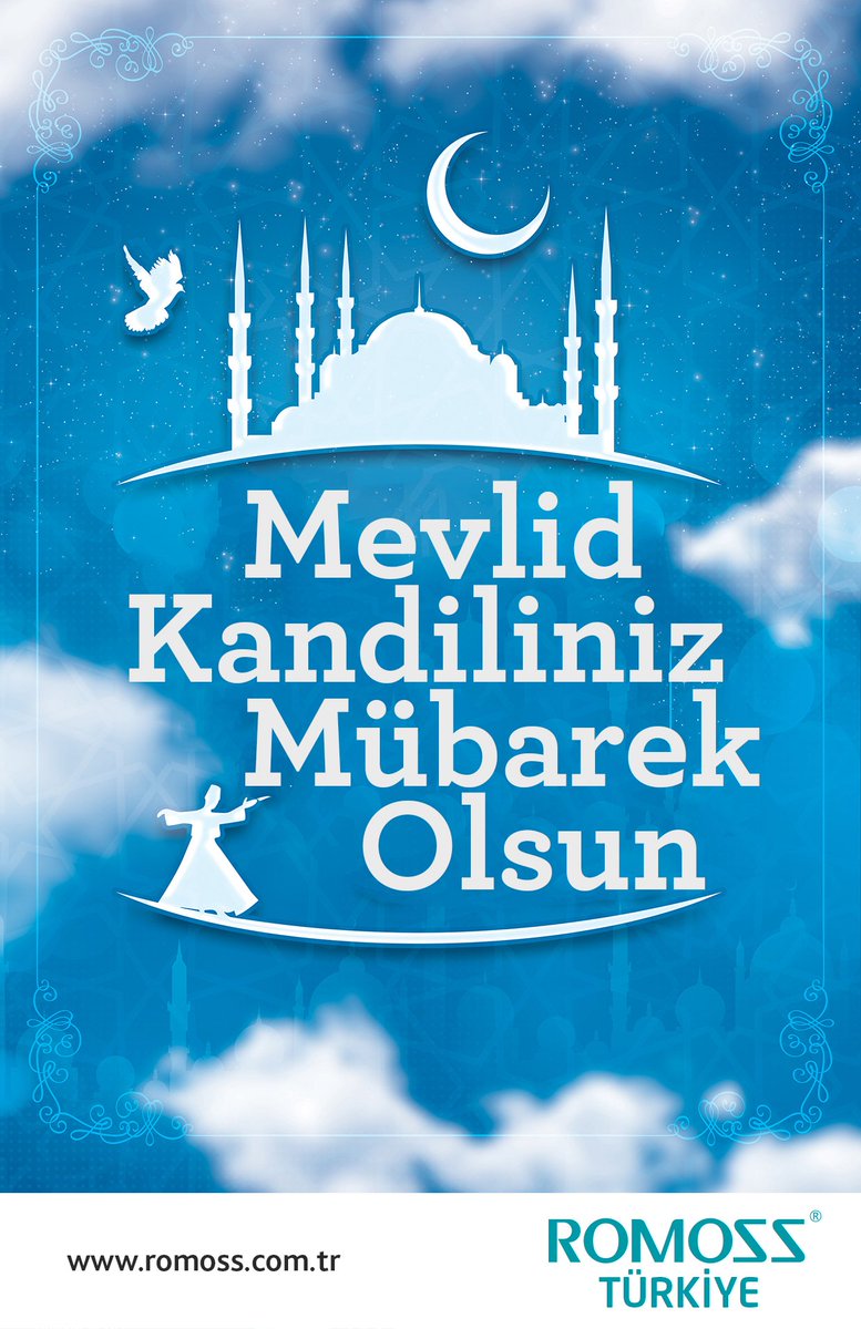 Mevlid Kandiliniz Mübarek Olsun.
#kandil #romoss