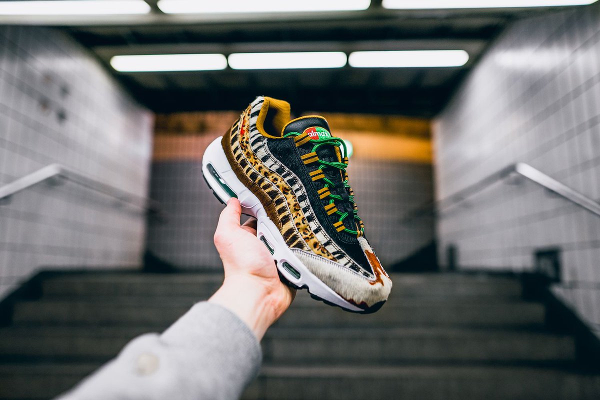 snkrdunk_jp's tweet photo. 【🔥11/24再販】
ATMOS × NIKE AIR MAX 95 ANIMAL PACK
atmosにて11/24に再販決定!
📱https://t.co/iMu7TUzesh
#nike #arimax https://t.co/qadY1Ax3tT