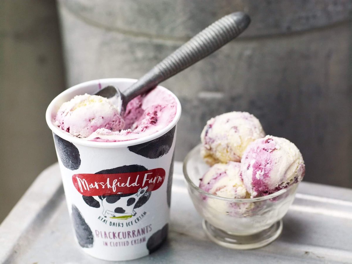 **Giveaway!!** To kickstart your week and win a 500ml Blackcurrants in Clotted Cream Ice Cream tub simply retweet this post and like our page ✨ One winner will be picked at random 9AM Wed 21st🍦Full T&amp;Cs in thread, good luck! 🚜 #MondayMotivation #competition
