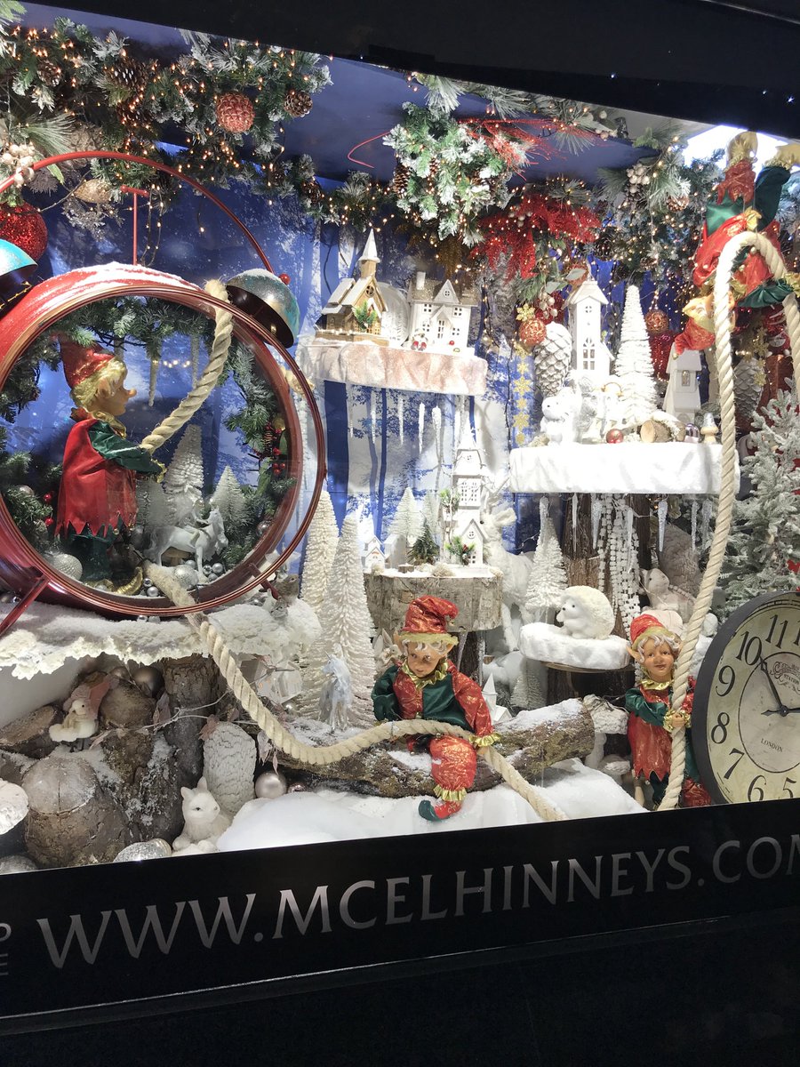 McElhinneys's tweet photo. Thanks to all who joined us in Ballybofey for some #McElhinneysMagic yesterday for our iconic Christmas Window Unveiling for 2018 🎅🏻🌟 #GivingTime 

If you missed it check out all the Live Countdown and all the fun over on our Instagram Stories 👉🏻 https://t.co/0UNdfmwtVJ https://t.co/uOZaFso46l