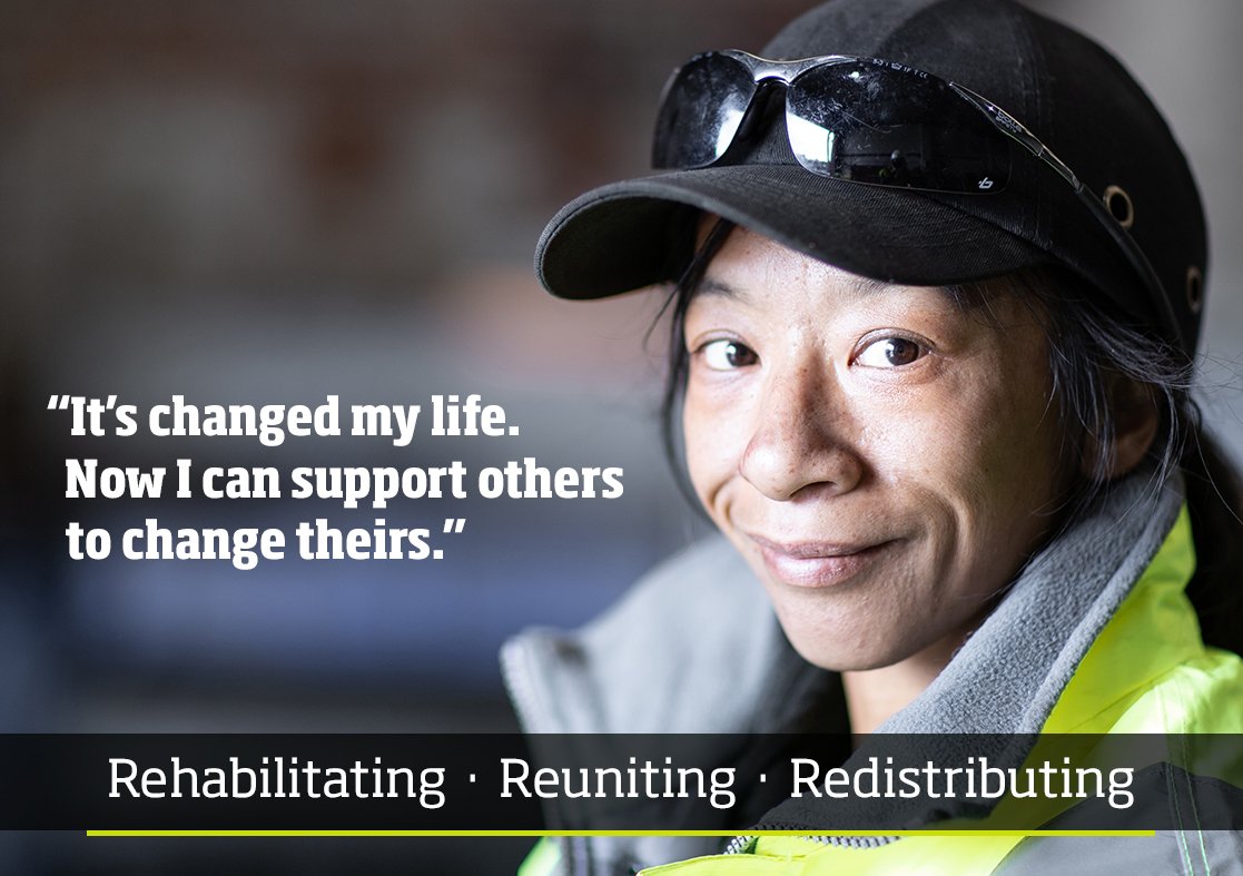 recyclinglives's tweet image. Yukyin is an inspiration - both to her children and other women in the prison system. Read her story in our Social Value Report: recyclinglives.com/social-value/r… #changinglives #releasepotential #rehabilitation #offenderrehabilitation