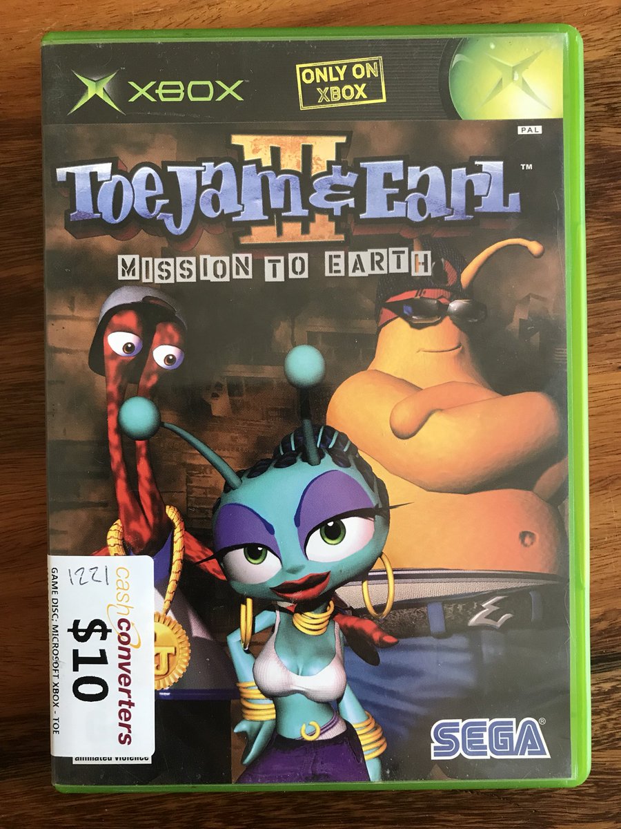 WeirdAndRetro's tweet photo. Saved the best #RetroHuntMonday pick-up for last: @toejamandearl III for the old BrickBOX! 😃 Want it as I’ve never played Mission to Earth 🌏 before, so I was super stoked to find a CIB copy at my local ‘Crime Converter$’ 😁 Now off to eBay to try for their #PAXWest #LRG promo… https://t.co/NVu0uL7XXJ