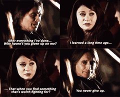 ts_WeaversGrace's tweet photo. A #CatholicGeek faith lesson learned from rooting for #Rumbelle over the course of 7 seasons of #OUAT: No matter where you are, what you have done or not done, God never ever stops fighting for you & me. Never lose hope. Never give up. https://t.co/UJzySbiRoo