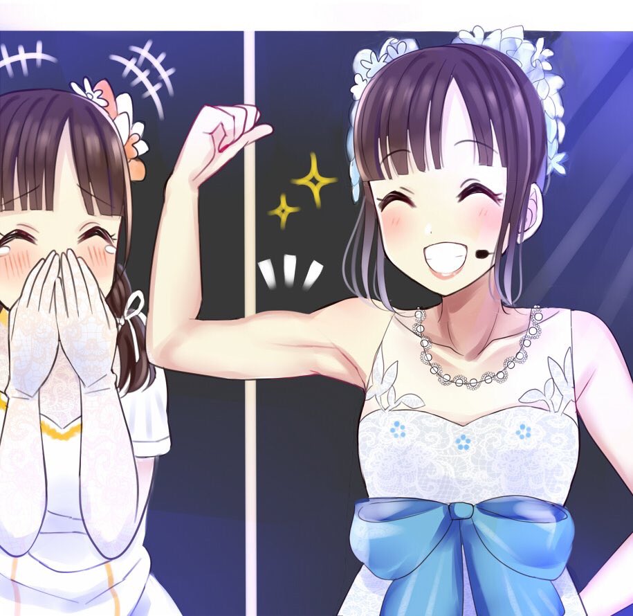 ミズコシ 8月以降の絵仕事募集中 בטוויטר しゅかしゅーの筋肉アピールに笑うあんちゃんという幸せ空間 控え目に言って尊すぎましたね Aqours4thlive