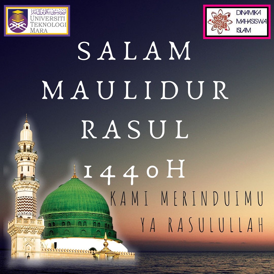 dinamissjohor's tweet photo. Assalamualaikum wbt dan salam sejahtera semua... ๐ค
Salam Maulidur Rasul 1440H kami ucapkan kepada semua ummat Islam... ๐
Cuba bayangkan andai Baginda masih ada... adakah kita layak dianggap ummat nya ? ๐
https://t.co/qLezhIfk3h
#uitm #uitmjohor #uitmsegamat #uitmj #islam https://t.co/fvsQ9B7TtD