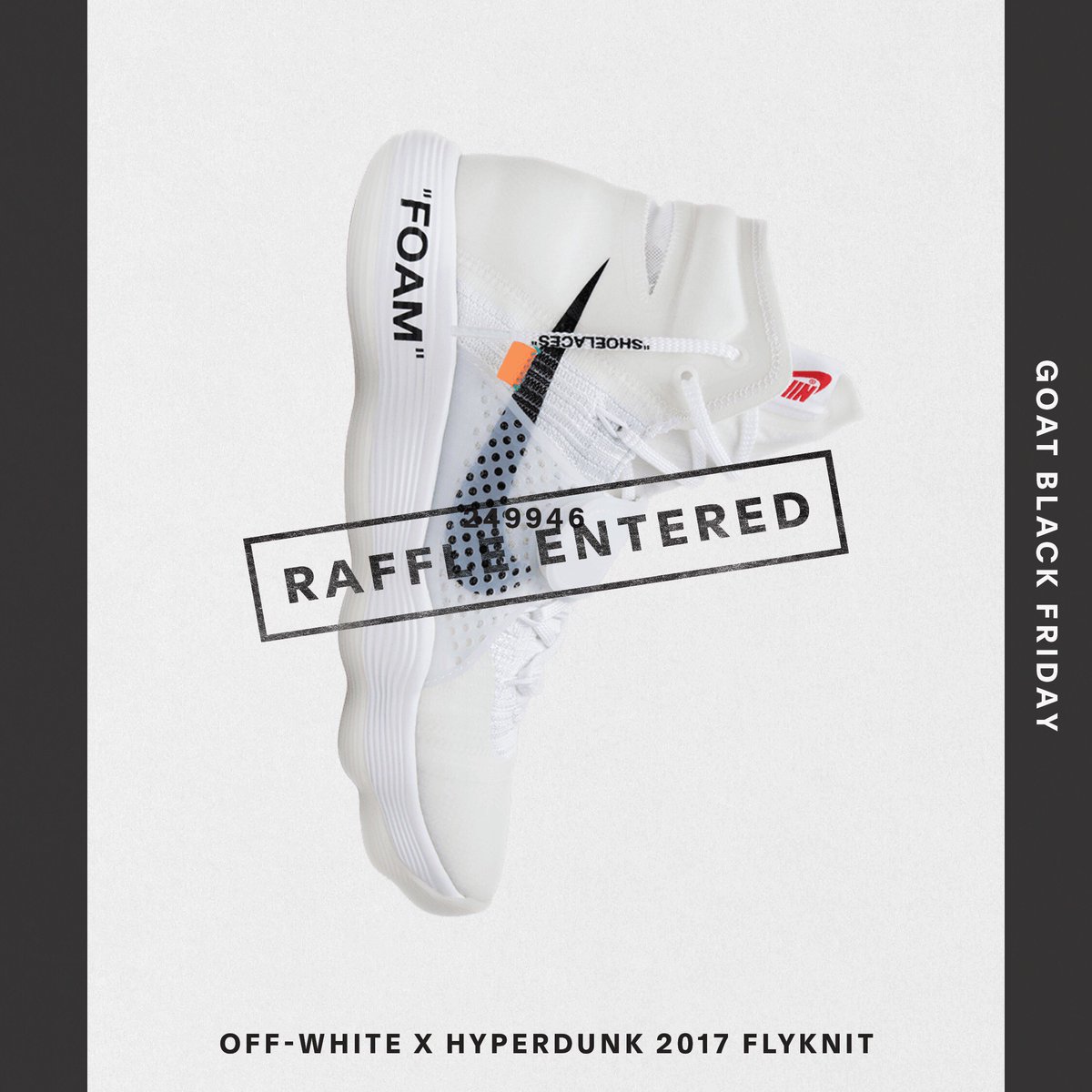 HellVizion's tweet photo. Enter the #GOATBlackFriday Raffle for your chance to win the most coveted sneakers and other prizes. @goatapp https://t.co/dWlbl0ujbN https://t.co/RsqW4TGeRN