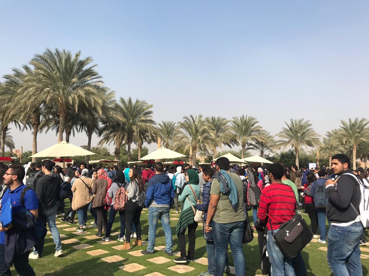 So many students are gathered in endless lines to receive their packs according to their major. SU makes these packs once every semester, it usually includes practical things like a charger, battery, notebook and other student utilities. #220204_f18