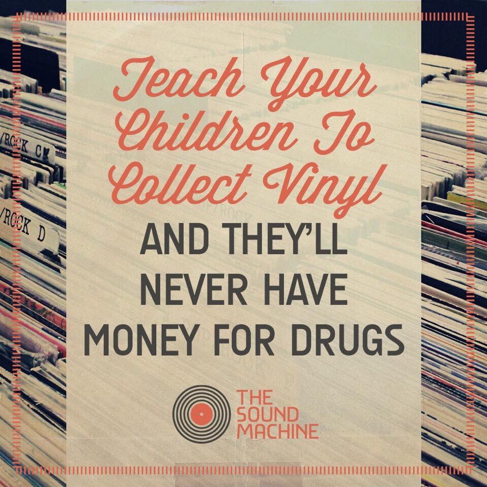 TheSoundMachine's tweet image. Quote of the day... 😆⚫️ #fortheloveofvinyl