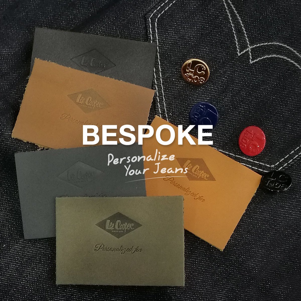 Personalize your jeans, dengan Bespoke by Lee Cooper.
Info detail klik link berikut bit.ly/2PGA0wx
.
leecooper.co.id
.
#leecooperindo
#since1908
#londonisinourjeans