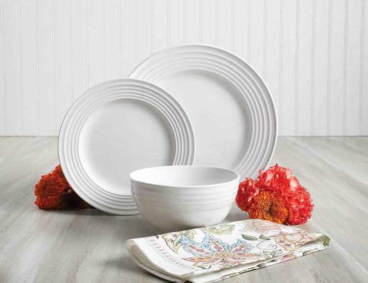 Gibsonoutlet's tweet photo. Host an entertaining Thanksgiving Feast with the Gibson Home 12 Piece Plaza Cafe Round Dinnerware Set with Embossed Stoneware! Get yours today ---->   https://t.co/GhdAGYAu3a https://t.co/yRHPnwEjox
