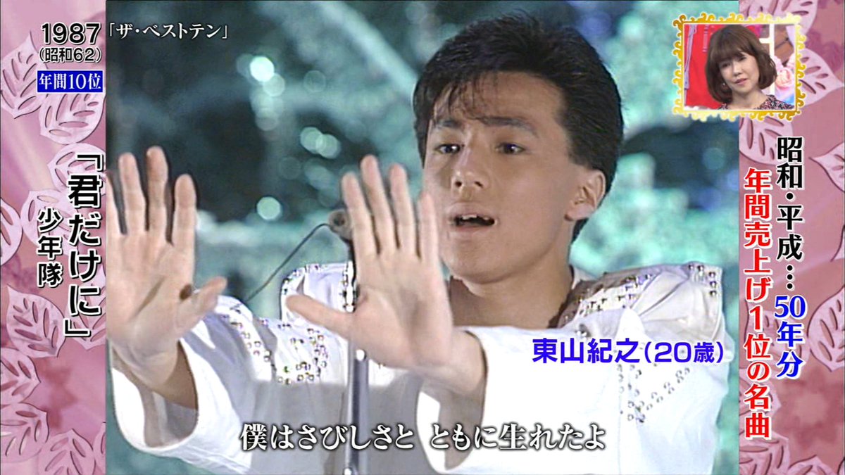 ナンガ O S در توییتر 君だけに 少年隊 ザ ベストテン 歌のゴールデンヒット