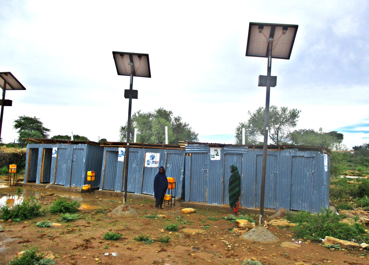 Having a latrine with solar lighting provides security for women, girls &amp; children while guaranteeing them privacy &amp; dignity. With the support of @theOFDA, <a href="/shf_somalia/">Somalia Humanitarian Fund</a> <a href="/eu_echo/">EU Civil Protection & Humanitarian Aid 🇪🇺</a>, ACTED is constructing 819 latrines in #Somalia to end the practice of open defecation #WorldToiletDay
