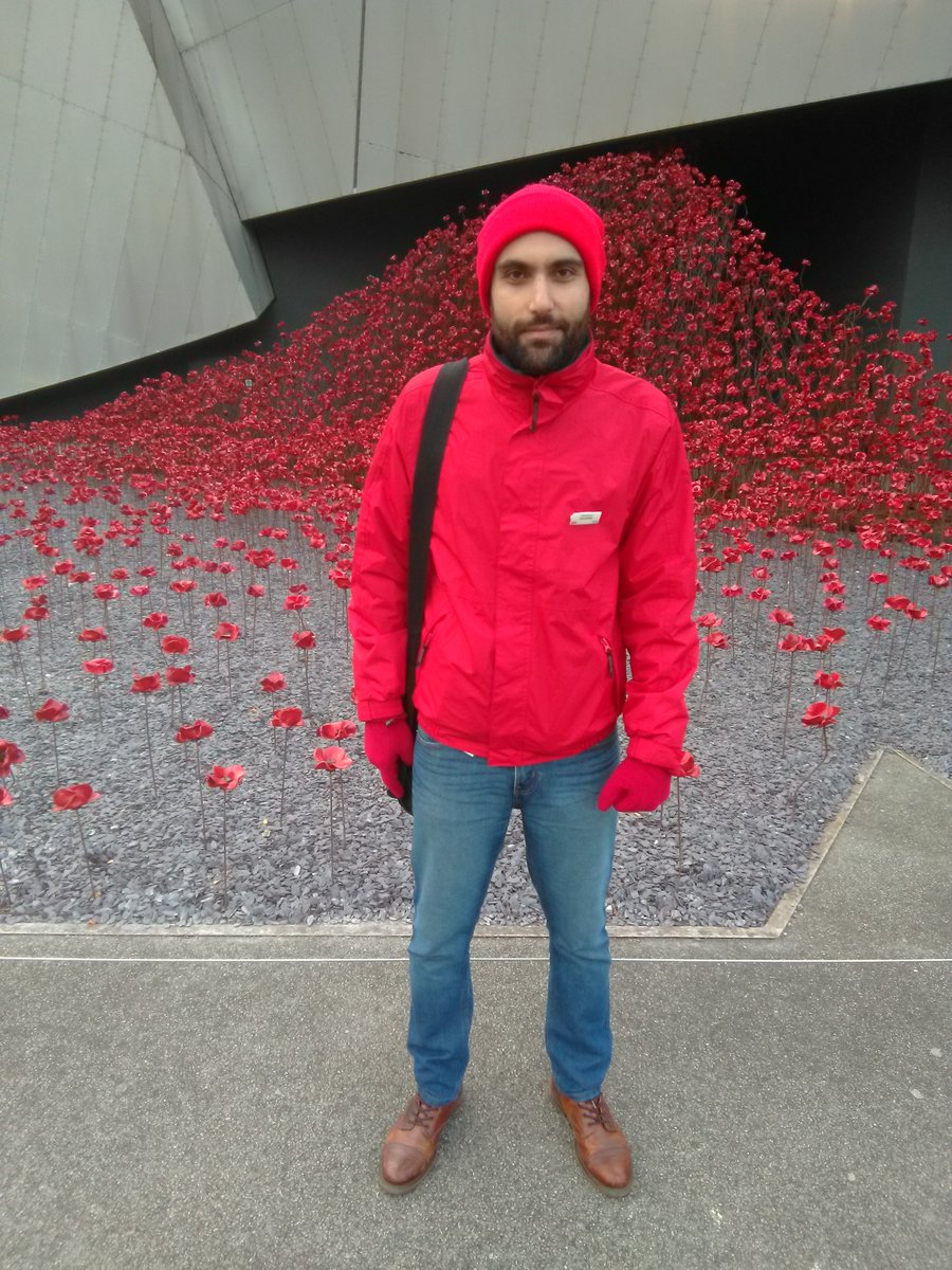 PoppyRob's tweet photo. "My favourite part of being a Poppy Engagement Volunteer was visitors sharing their personal stories, and being able to learn more about Poppies and what they symbolise"

Efsthatios - Poppy Engagement Volunteer

#PopVol2018 #Poppycountdown https://t.co/nj3SgV3f81